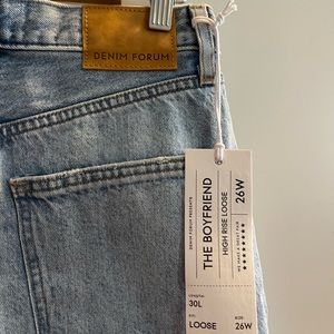 Denim Forum Boyfriend Jeans (New with tags)